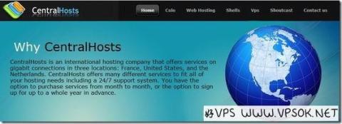 CentralHosts:$4.5/月windows-256MB/40GB/无限 美国&荷兰 CentralHosts:$4.5/月windows-256MB/40GB/无限 美国&荷兰