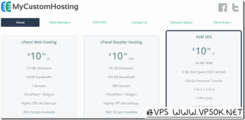 MyCustomHosting:$4/月KVM-1GB/10GB/1TB 加拿大 MyCustomHosting:$4/月KVM-1GB/10GB/1TB 加拿大