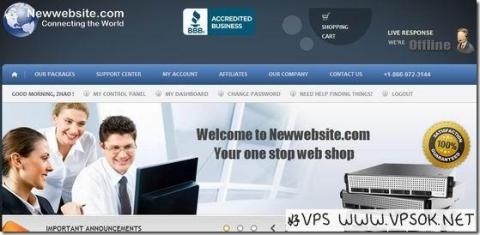 newwebsite $6.95/月 512MB/512MB/25GB/500GB XEN 免费DirectAdmin面板 newwebsite $6.95/月 512MB/512MB/25GB/500GB XEN 免费DirectAdmin面板