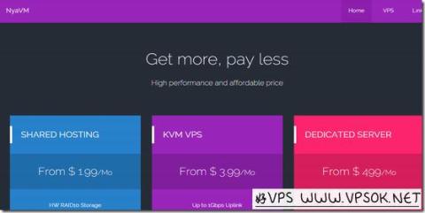NyaVM:$5.6/月KVM-512MB/15GB/600GB 洛杉矶 NyaVM:$5.6/月KVM-512MB/15GB/600GB 洛杉矶