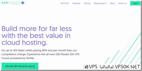 SSDNodes:达拉斯首月1美元高配KVM VPS SSDNodes:达拉斯首月1美元高配KVM VPS