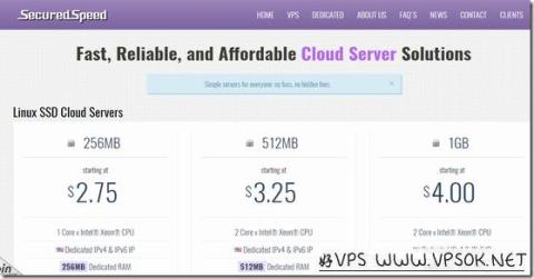 SecuredSpeed:$3.4/月OpenVZ-1GB/30GB/1TB 洛杉矶&迈阿密 SecuredSpeed:$3.4/月OpenVZ-1GB/30GB/1TB 洛杉矶&迈阿密