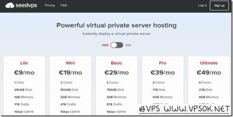 SeedVPS:€9/月KVM-2GB/20G SSD/2TB 荷兰 SeedVPS:€9/月KVM-2GB/20G SSD/2TB 荷兰