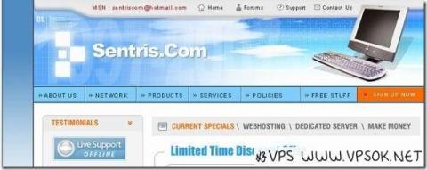 Sentris:$5/年OpenVZ-128MB/3GB/500GB 西雅图 Sentris:$5/年OpenVZ-128MB/3GB/500GB 西雅图