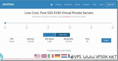SpinVPS:$6/月KVM-512MB/10G SSD/500GB 美国 SpinVPS:$6/月KVM-512MB/10G SSD/500GB 美国