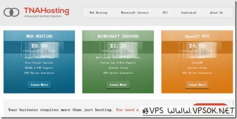 TNAHosting：芝加哥OpenVZ年付12美元起/KVM年付15美元起
