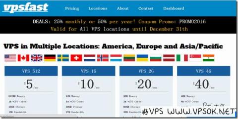 VPSfast:$2.5/月KVM-512MB/15GB/1TB 26个机房 VPSfast:$2.5/月KVM-512MB/15GB/1TB 26个机房
