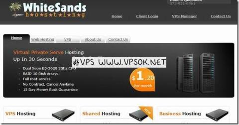 WhiteSandsHosting:$3.6/月OpenVZ-512MB/75GB/3TB 芝加哥&凤凰城 WhiteSandsHosting:$3.6/月OpenVZ-512MB/75GB/3TB 芝加哥&凤凰城
